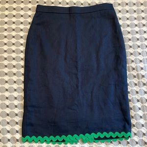 J crew pencil skirt, 00
